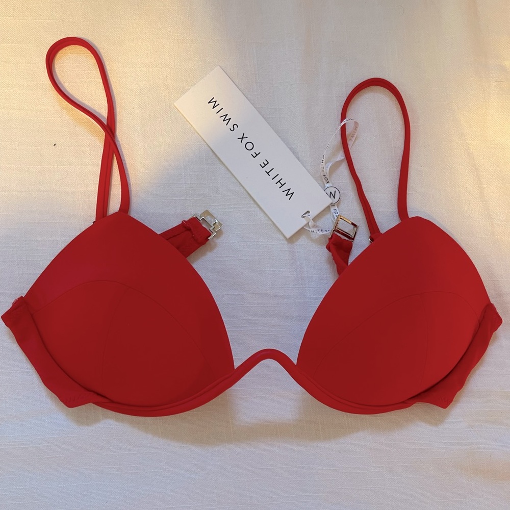 Red bikini top